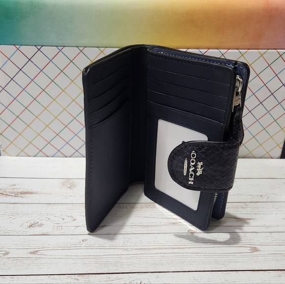 Coach Medium Corner Zip Wallet in Colorblock - Picture 4 of 14